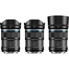 Sirui Sniper 23mm, 33mm & 56mm F1.2 Lens Kiti (X Mount, Siyah)