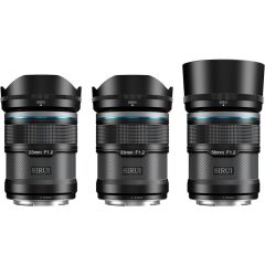 Sirui Sniper 23mm, 33mm & 56mm F1.2 Lens Kiti (X Mount, Siyah)