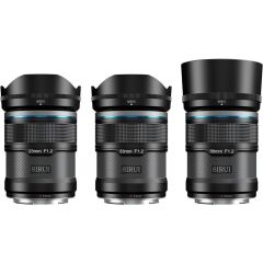 Sirui Sniper 23mm, 33mm & 56mm F1.2 Lens Kiti (Z Mount, Siyah)