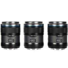 Sirui Sniper 23mm, 33mm & 56mm F1.2 Lens Kiti (Z Mount, Siyah)