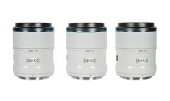 Sirui Sniper 23mm, 33mm & 56mm F1.2 Lens Kiti (E Mount, Beyaz)