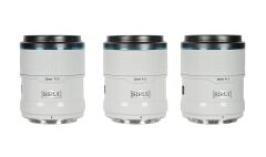 Sirui Sniper 23mm, 33mm & 56mm F1.2 Lens Kiti (E Mount, Beyaz)