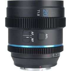 Sirui 20mm T1.8 1.33X S35 Auto-Focus Anamorfik Lens (X Mount, Mavi Flare)