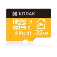 Kodak 32GB UHS-I U3/V30/A1 Güvenlik Kamerası İçin Micro SD Kart KI330