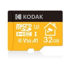 Kodak 32GB UHS-I U3/V30/A1 Güvenlik Kamerası İçin Micro SD Kart KI330