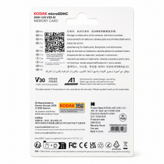 Kodak 32GB UHS-I U3/V30/A1 Araç Kamerası İçin Micro SD Kart KD360