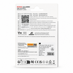 Kodak 64GB UHS-I U3/V30/A1 Araç Kamerası İçin Micro SD Kart KD360
