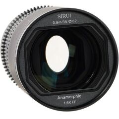 Sirui Saturn 75mm T2.9 1.6x Full-Frame Karbon Fiber Anamorfik Lens (E Mount, Mavi Flare)