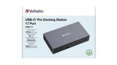 VERBATIM 32172 - USB-C DOCK 17 Port CDS-17