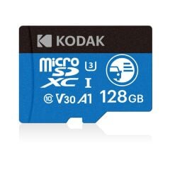 Kodak 128GB UHS-I U3/V30/A1 Araç Kamerası İçin Micro SD Kart KD360