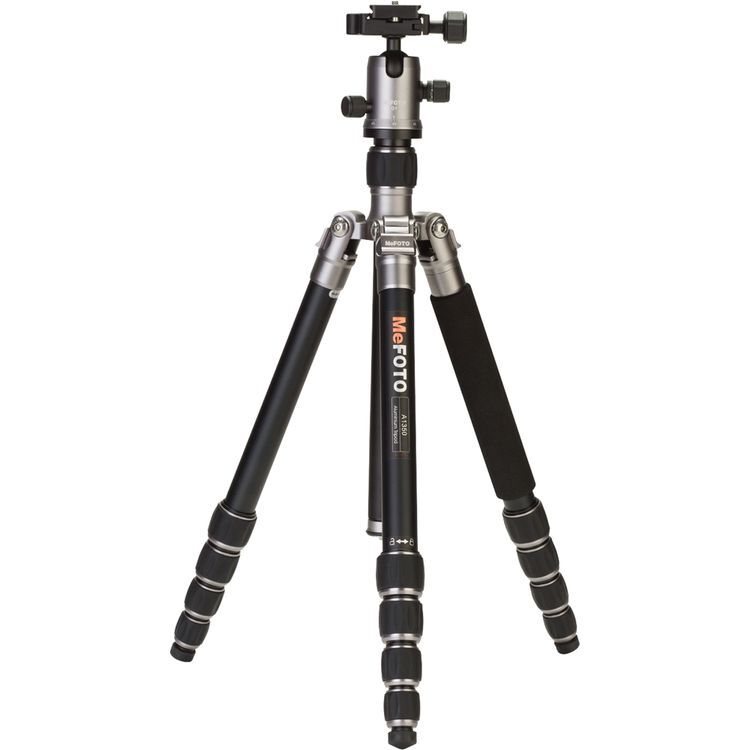 Benro MeFOTO A1350Q1T RoadTrip Aluminum Travel Tripod Kit (Titanium)