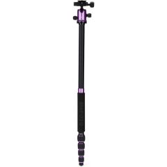 Benro MeFOTO A-1350Q1P RoadTrip Aluminum Travel Tripod Kit (Purple)