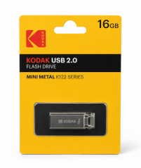 Kodak 16GB 2.0 Mini Metal USB Bellek (K122)