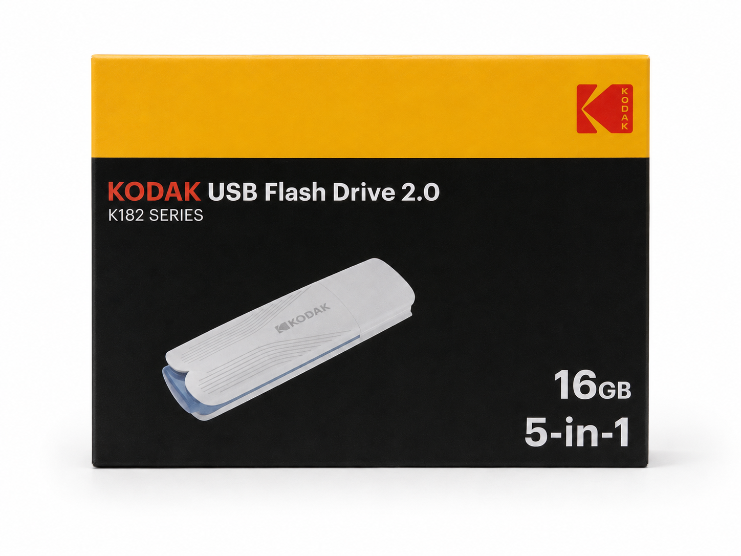 Kodak 16GB 2.0 USB Bellek 5'li Paket (K182)