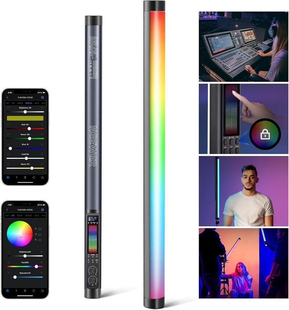 Neewer TL60RGB LED Işık Tüpü