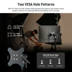 NEEWER MA016 Arca-Type Hızlı Bırakma VESA Monitör Montaj Adaptörü