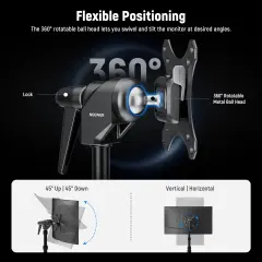 NEEWER MA016 Arca-Type Hızlı Bırakma VESA Monitör Montaj Adaptörü