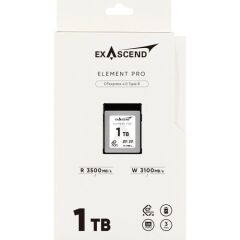 Exascend 1TB Element Pro CFexpress 4.0 Type B Hafıza Kartı 3500Mbs okuma / 3100Mbs yazma