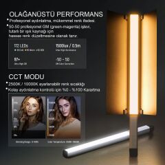 Neewer CL124 RGB El Tipi LED Işık Tüpü