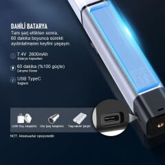 Neewer CL124 RGB El Tipi LED Işık Tüpü