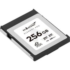 Exascend 256GB Element Pro CFexpress 4.0 Type B Hafıza Kartı 3500 Mb/S Okuma  - 1400 Mb/s Yazma Hızı