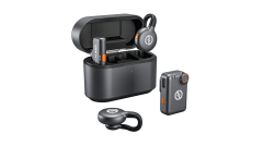 Hollyland Lark M2S Mini Combo İkili Kablosuz Mikrofon Sistemi - Siyah