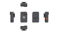 Hollyland Lark M2S Mini Combo İkili Kablosuz Mikrofon Sistemi - Siyah