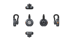 Hollyland Lark M2S Mini Combo İkili Kablosuz Mikrofon Sistemi - Siyah
