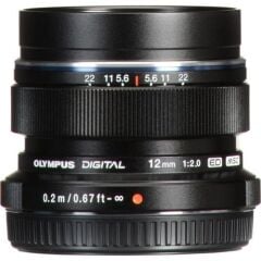 OLYMPUS LENS 12MM 2.0 M.ZUIKO BLACK