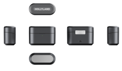 Hollyland Lark M2S Ultimate Combo İkili Kablosuz Mikrofon Sistemi - Siyah