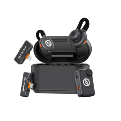 Hollyland Lark M2S Ultimate Combo İkili Kablosuz Mikrofon Sistemi - Siyah