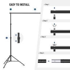 Neewer Ayarlanabilir Fon Standı
