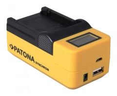 Patona EN-EL 15 Nikon Canon Tekli Synchron USB Charger LCD Ekranlı
