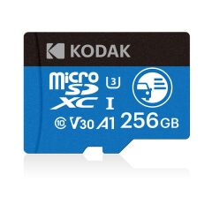 Kodak 256GB UHS-I U3/V30/A1 Araç Kamerası İçin Micro SD Kart KD360