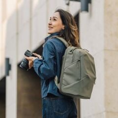 PGYTECH OneGo Lite Backpack 16L (Forest Green) | Kompakt Kamera & Laptop Sırt Çantası