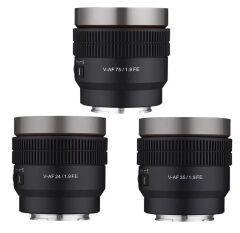 Samyang V-AF 24/35/75mm T1.9 Lens Kiti (Lens Station Hediye)