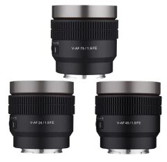 Samyang V-AF 24/45/75mm T1.9 Lens Kiti (Lens Station Hediye)