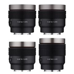 Samyang V-AF 24/35/75/100mm Lens Kiti (Lens Station Hediye)