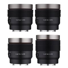 Samyang V-AF 24/45/75/100mm Lens Kiti (Lens Station Hediye)