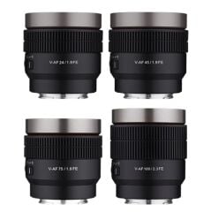 Samyang V-AF 24/45/75/100mm Lens Kiti (Lens Station Hediye)