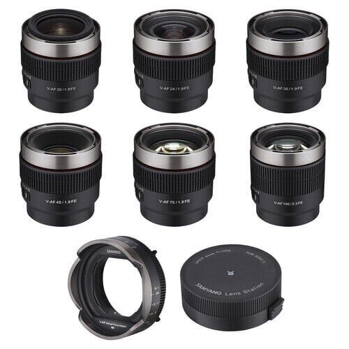 Samyang V-AF Full Cine AF Lens Kiti (6 Lens + 2 Adaptör)