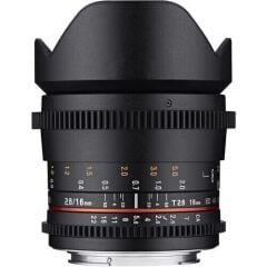 Samyang 16mm T2.6 VDSLR Full Frame Cine Lens (Sony E Mount)