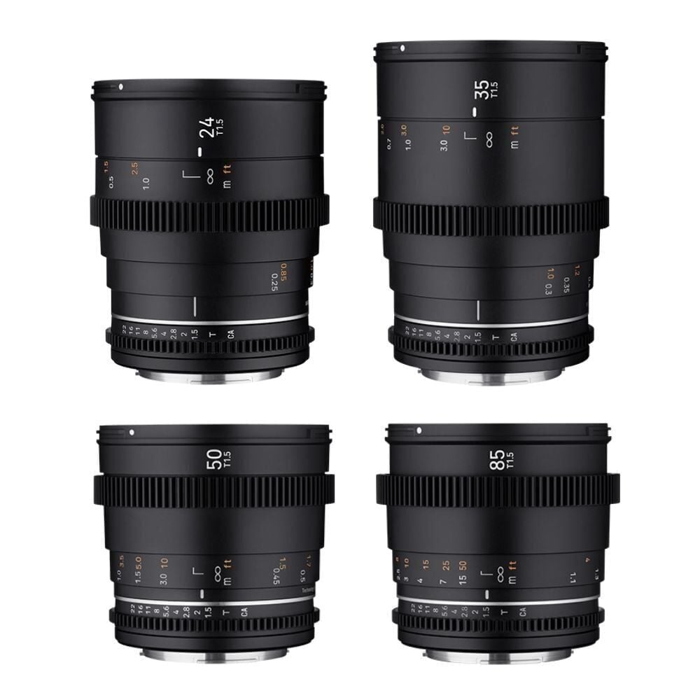 SAMYANG 24/35/50/85 VDSLR MK II 4'lü Sine Lens Seti (Sony E)