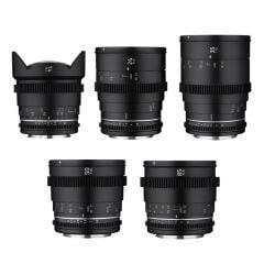 Samyang 14/24/35/50/85/135mm VDSLR MK2 6'lı Cine Lens Seti (Sony E)
