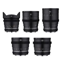 Samyang 14/24/35/50/85/135mm VDSLR MK2 6'lı Cine Lens Seti (Sony E)