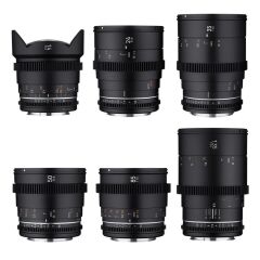SAMYANG 14/24/35/50/85/135 VDSLR MK II 6'lı Sine Lens Seti (Sony E)