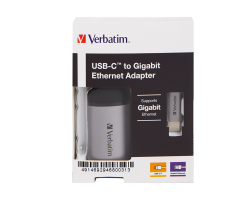 Verbatim Usb-C To Gigabit Ethernet Adapter 10Cm Cable(49146)