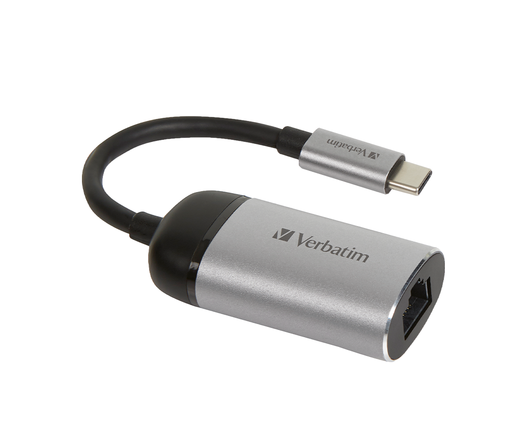 Verbatim Usb-C To Gigabit Ethernet Adapter 10Cm Cable(49146)