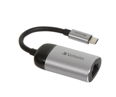 Verbatim Usb-C To Gigabit Ethernet Adapter 10Cm Cable(49146)