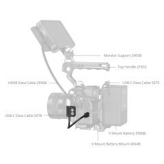 SmallRig 5078 USB-C Veri Kablosu (Erkek - Dişi)